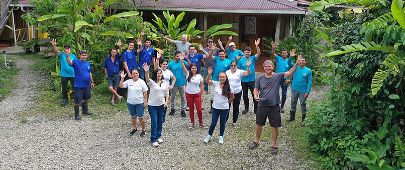 ...an der Tropenstation La Gamba