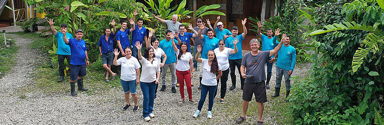 ...an der Tropenstation La Gamba